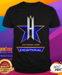 Alt Text: Official Zack Kennedy Harris Professional Wrestler logo t-shirt featuring bold design and vibrant colors for fans.