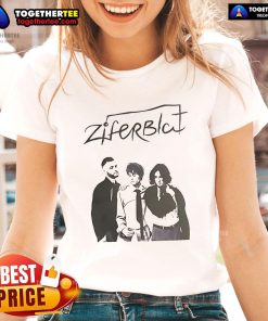 Official Ziferblat Ladies Tee featuring a stylish design, perfect for casual wear and showcasing Ziferblat branding.