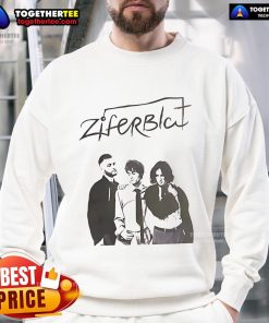 Official Ziferblat sweatshirt featuring a modern design, perfect for casual wear and showcasing Ziferblat branding.