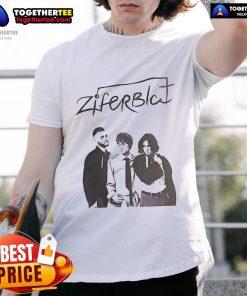 Official Ziferblat T-Shirt featuring a stylish design, perfect for fans of the unique co-working space concept.