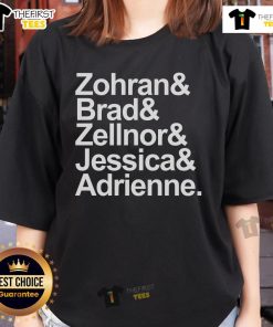 Official Zohran Brad Zellnor Jessica Adrienne Ladies Tee featuring stylish design and comfortable fit for women.