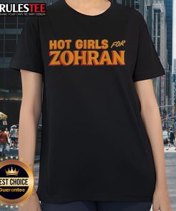 Official Zohran for Mayor of New York Ladies Tee featuring stylish design and campaign logo for women's apparel.