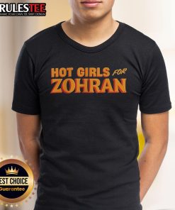 Alt Text: Official Zohran for Mayor of New York T-Shirt featuring bold text and vibrant design promoting Zohran Mamdani's campaign.
