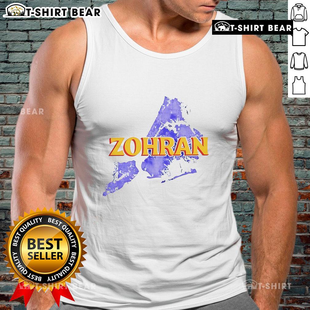 Official Zohran Mamdani Map For Nyc Tank Top Official Zohran Mamdani map design on a NYC tank top, showcasing vibrant graphics and urban culture.