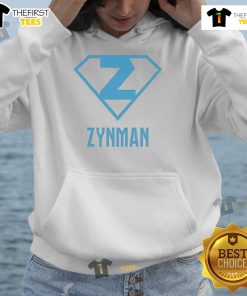 Official Zynman Superman Hoodie featuring a vibrant design and comfortable fit for fans of superhero apparel.