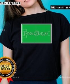 Original Bearings Green Field Ladies Tee featuring a stylish design on a vibrant green background for casual wear.