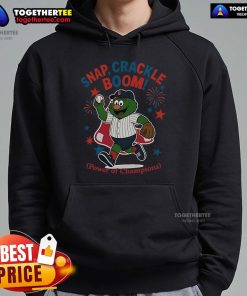 Boston Red Sox Snap Crackle Boom hoodie for Independence Day, showcasing team spirit and championship pride.