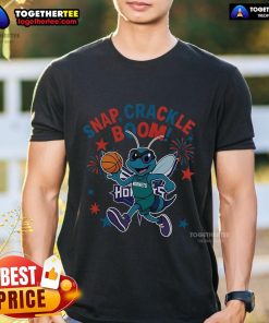Original Charlotte Hornets Snap Crackle Boom T-Shirt celebrating Independence Day, perfect for champions and fans.