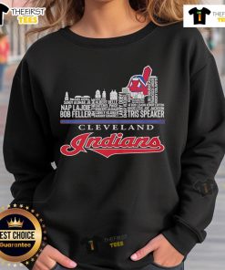 Alt Text: Original Cleveland Guardians 2025 Skyline Sweatshirt featuring a stylish skyline design and team logo.
