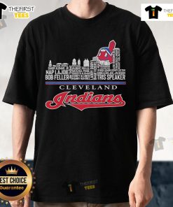 Original Cleveland Guardians 2025 Skyline T-Shirt featuring a vibrant cityscape design and team logo.