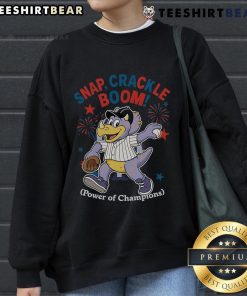 Alt Text: Original Colorado Rockies Snap Crackle Boom Power of Champions Independence Day sweatshirt featuring vibrant design.