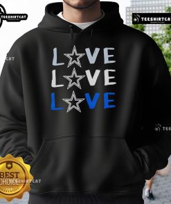Original Dallas Cowboys Love Repeat Hoodie featuring team colors and logo, perfect for fans and game day wear.