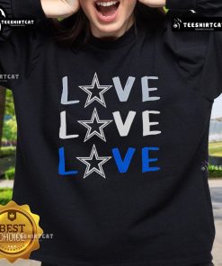 Original Dallas Cowboys Love Repeat Sweatshirt in navy blue, featuring bold team logo and stylish design for fans.