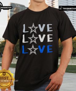 Original Dallas Cowboys Love Repeat T-Shirt featuring bold graphics and stylish design for fans of the Dallas Cowboys.