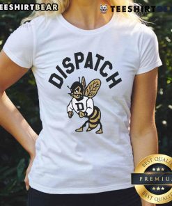 Original Dispatch Yellow Jacket Bee Ladies Tee featuring a vibrant bee graphic on a stylish women's t-shirt.