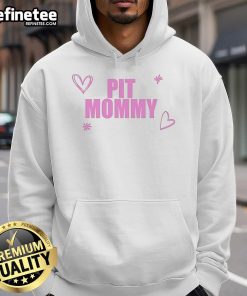 Alt Text: Original Emo Nite Pit Mommy Heart Hoodie in black, featuring a stylish heart design for emo fashion lovers.