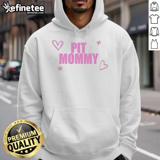 Alt Text: Original Emo Nite Pit Mommy Heart Hoodie in black, featuring a stylish heart design for emo fashion lovers.