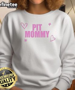 Original Emo Nite Pit Mommy Heart Sweatshirt in black, featuring a stylish heart graphic and cozy design for fans.