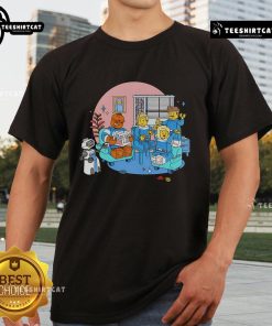 Original Fantastic Four Bricks Lego T-Shirt featuring colorful designs of iconic characters in a fun Lego style.
