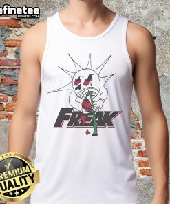Alt Text: Original Freak The World Ted1 Rose Tank Top featuring a stylish design, perfect for casual summer outfits.