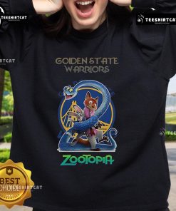 Original Golden State Warriors Zootopia 2 Sweatshirt featuring vibrant graphics and comfortable design for fans.