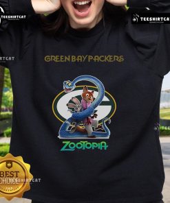 Alt Text: Original Green Bay Packers Zootopia 2 Sweatshirt featuring vibrant graphics and cozy fabric for fans.
