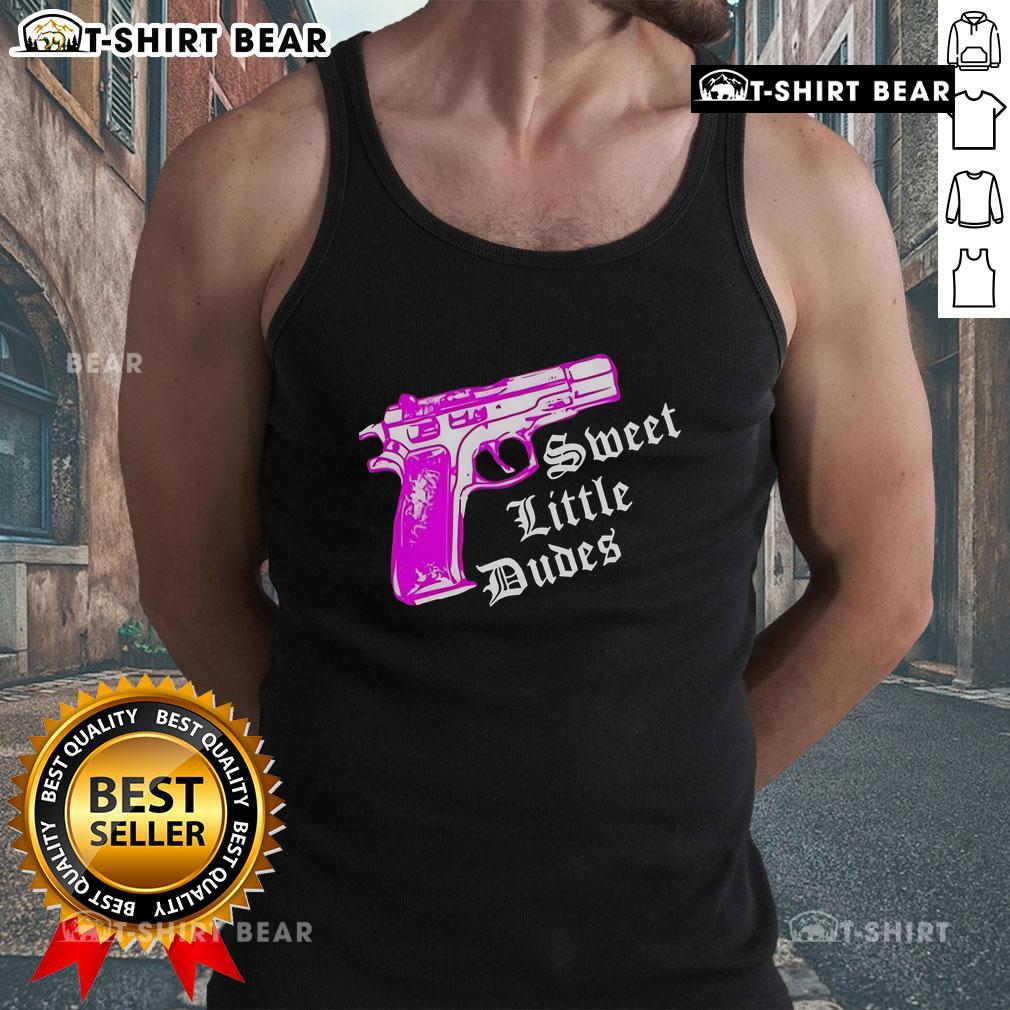 Original Gun Sweet Little Dudes Tank Top Alt Text: Original Gun Sweet Little Dudes Tank Top featuring playful graphics for a stylish and fun summer look.