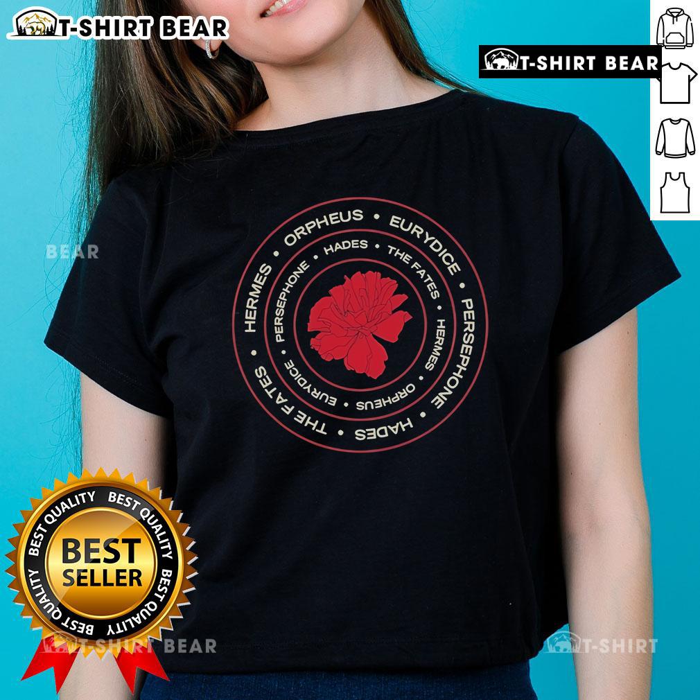 Original Hadestown Names Ladies Tee Original Hadestown Names Ladies Tee featuring stylish design and vibrant colors, perfect for fans of the musical.