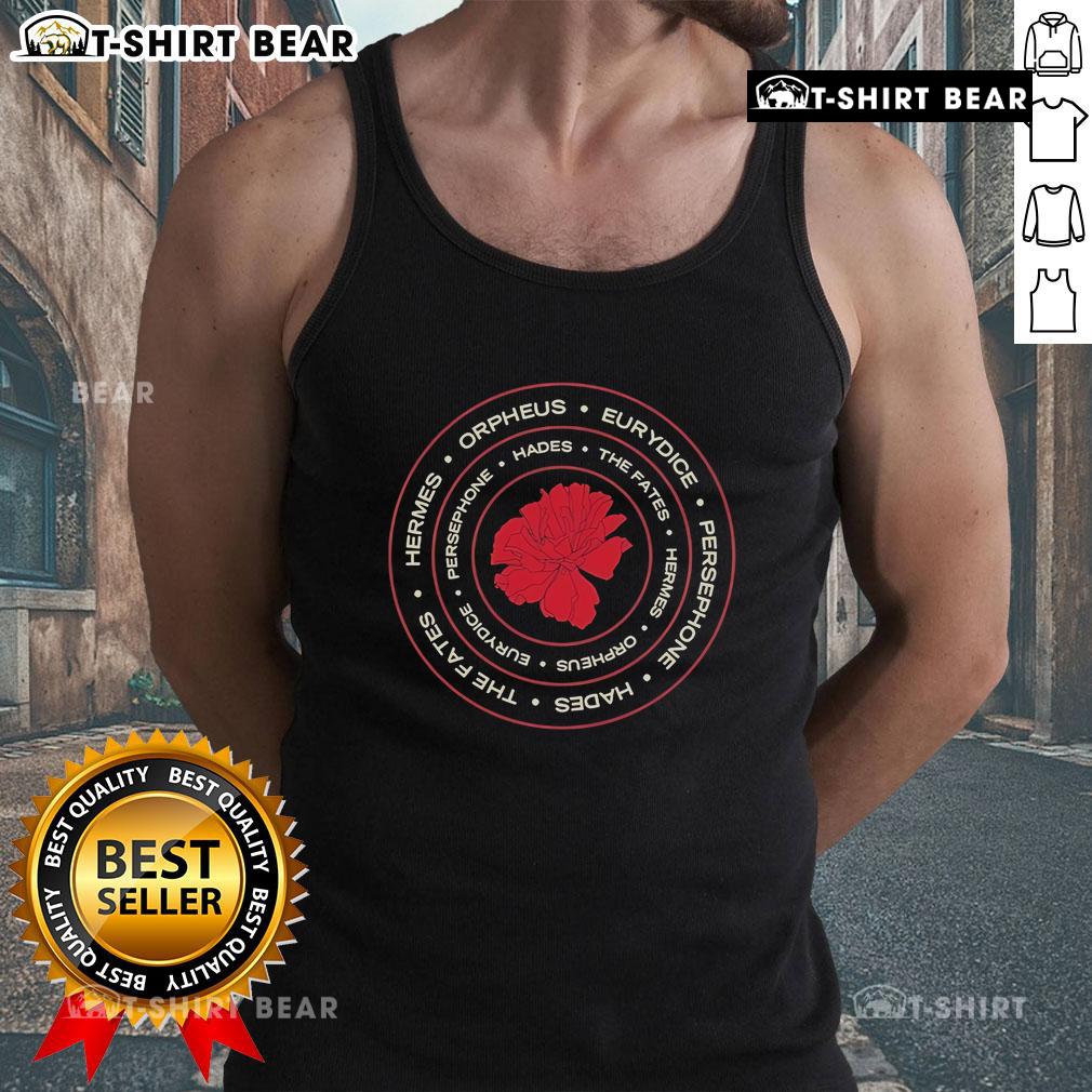 Original Hadestown Names Tank Top Original Hadestown names tank top featuring unique design, perfect for fans of the musical and stylish summer wear.