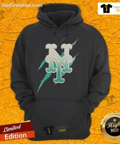 Original Jurassic World Rebirth New York Mets logo hoodie featuring vibrant design and comfortable fit for fans.