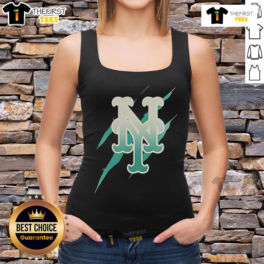 Original Jurassic World Rebirth New York Mets Logo Tank Top Original Jurassic World Rebirth New York Mets logo tank top featuring a vibrant design for baseball fans.