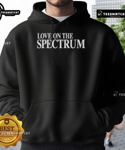 Original Love On The Spectrum Hoodie featuring vibrant design and comfortable fit, perfect for fans of the series.