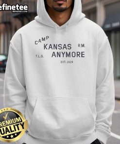 Original Rolemodel Camp Kansas Anymore hoodie featuring a stylish design and comfortable fit for casual wear.
