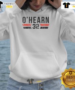 Original Ryan O'Hearn 32 Baltimore Font Vintage Hoodie in classic style, perfect for fans and retro fashion lovers.