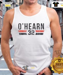 Vintage tank top featuring the original Ryan O'Hearn 32 Baltimore font design, perfect for casual summer wear.