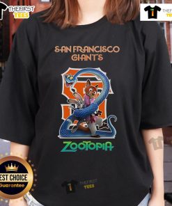 Original San Francisco Giants Zootopia 2 ladies tee featuring vibrant graphics and a stylish fit for fans.