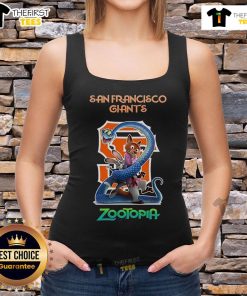 Alt Text: Original San Francisco Giants Zootopia 2 tank top featuring vibrant graphics and a stylish design for fans.