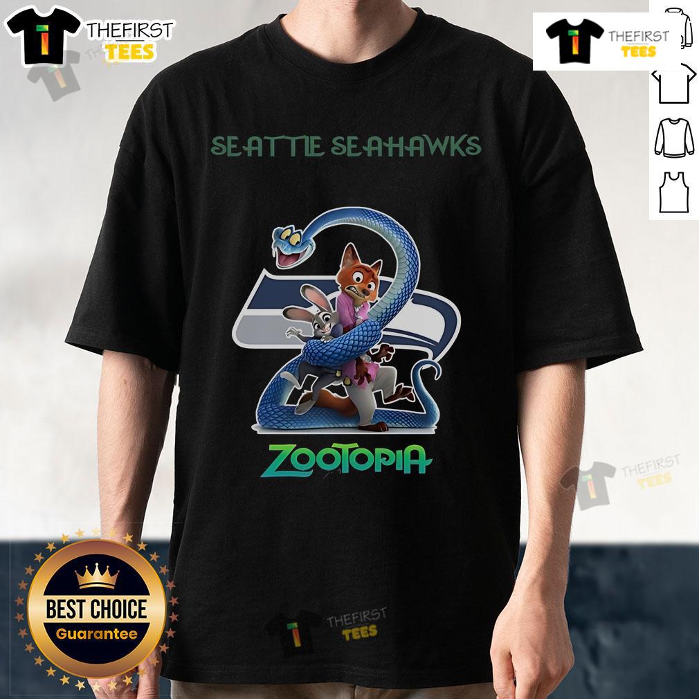 Original Seattle Seahawks Zootopia 2 T Shirt Original Seattle Seahawks Zootopia 2 T-Shirt featuring vibrant graphics and team colors, perfect for fans and collectors.