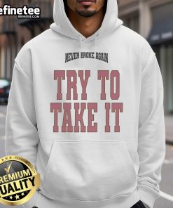Original Youngboy Never Broke Again Try To Take It Hoodie in black, featuring vibrant graphics and a stylish design.