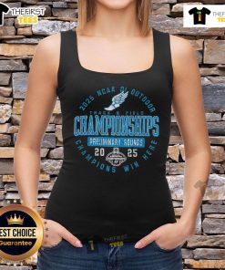 Premium 2025 NCAA DI Outdoor Track and Field Championships tank top showcasing vibrant design for preliminary rounds.