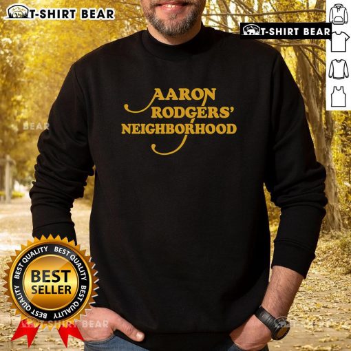 Premium Aaron Rodgers Neighborhood Sweatshirt featuring stylish design and comfortable fit for fans and sports enthusiasts.