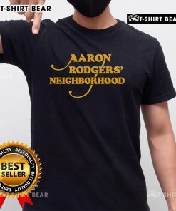 Premium Aaron Rodgers Neighborhood T-Shirt featuring a stylish design perfect for fans of the NFL quarterback.