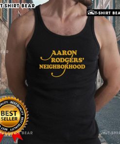 Premium Aaron Rodgers Neighborhood Tank Top featuring a stylish design, perfect for fans and casual wear.