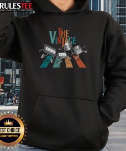 Premium Abbey Road The Vintage Tape Hoodie featuring a classic design and soft fabric, perfect for retro music lovers.
