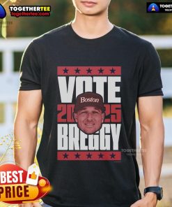 Premium Alex Bregman 2025 Vote T-Shirt featuring bold graphics and a comfortable fit for baseball fans and supporters.