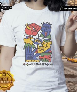 Premium Anjunadeep X Yay Abe Ladies Tee in soft fabric, stylish design, perfect for music lovers and casual wear.