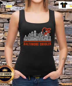 Premium Baltimore Orioles 2025 Skyline Tank Top featuring a stylish design for fans and warm weather wear.