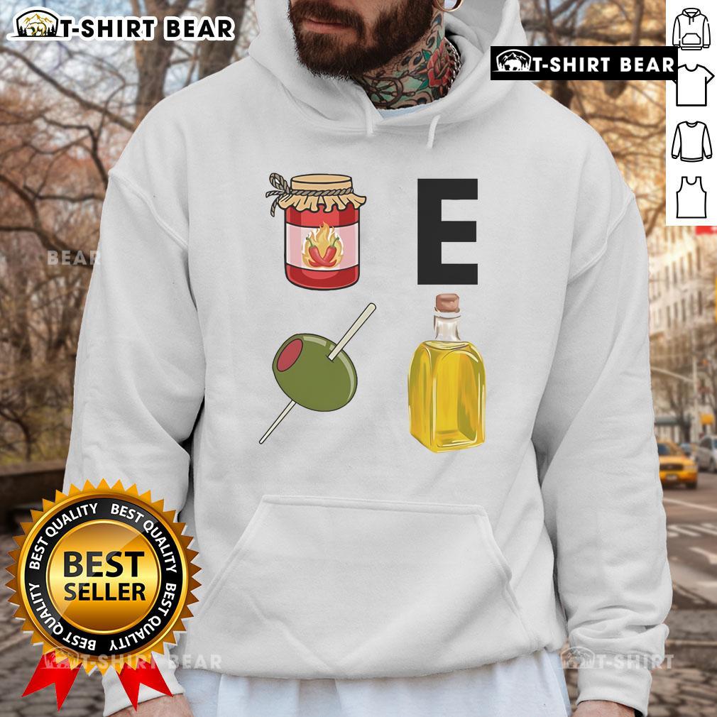 Premium Chef Brian Tsao Jam E Olive Oil Hoodie Premium Chef Brian Tsao wearing a Jam E Olive Oil hoodie, showcasing stylish culinary apparel for food enthusiasts.