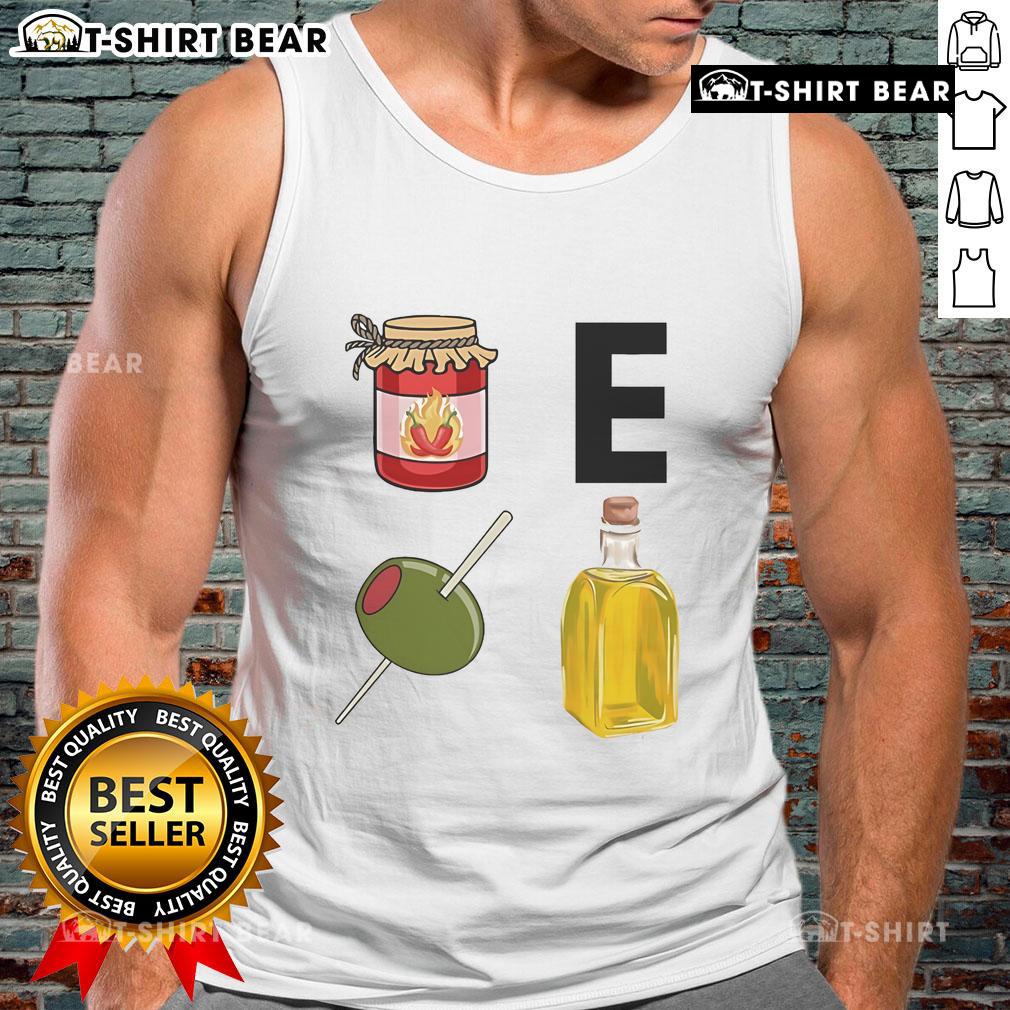 Premium Chef Brian Tsao Jam E Olive Oil Tank Top Premium Chef Brian Tsao wearing a Jam E Olive Oil tank top, showcasing culinary style and passion for cooking.