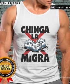 Premium Chinga La Migra Anti Ice Protest Tank Top showcasing bold activism design for social justice apparel.